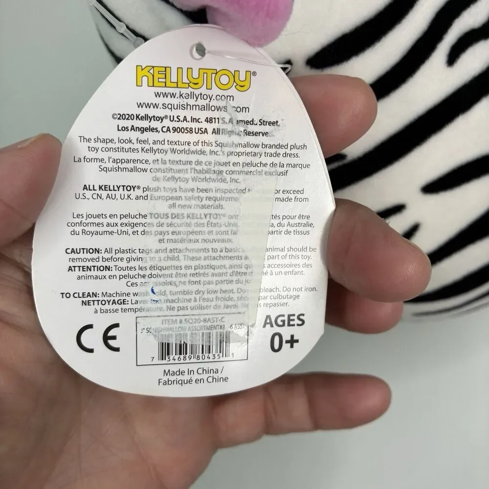Squishmallow Tracey The Zebra 8